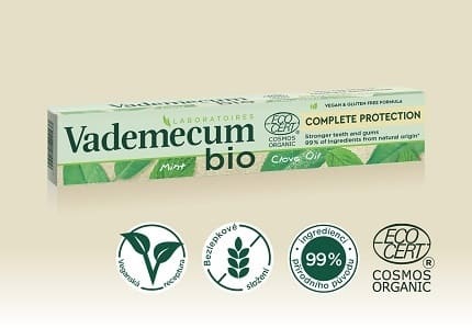Bio zubní pasty Vademecum